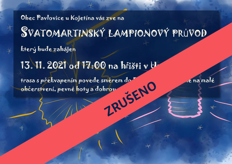 Lampionový průvod zrušen