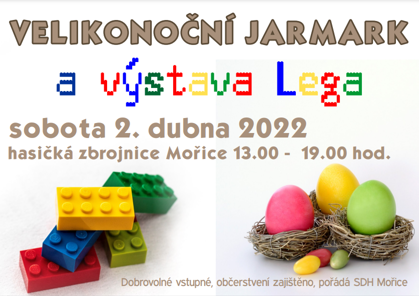 Velikonoční jarmark a výstava Lega v Mořicích